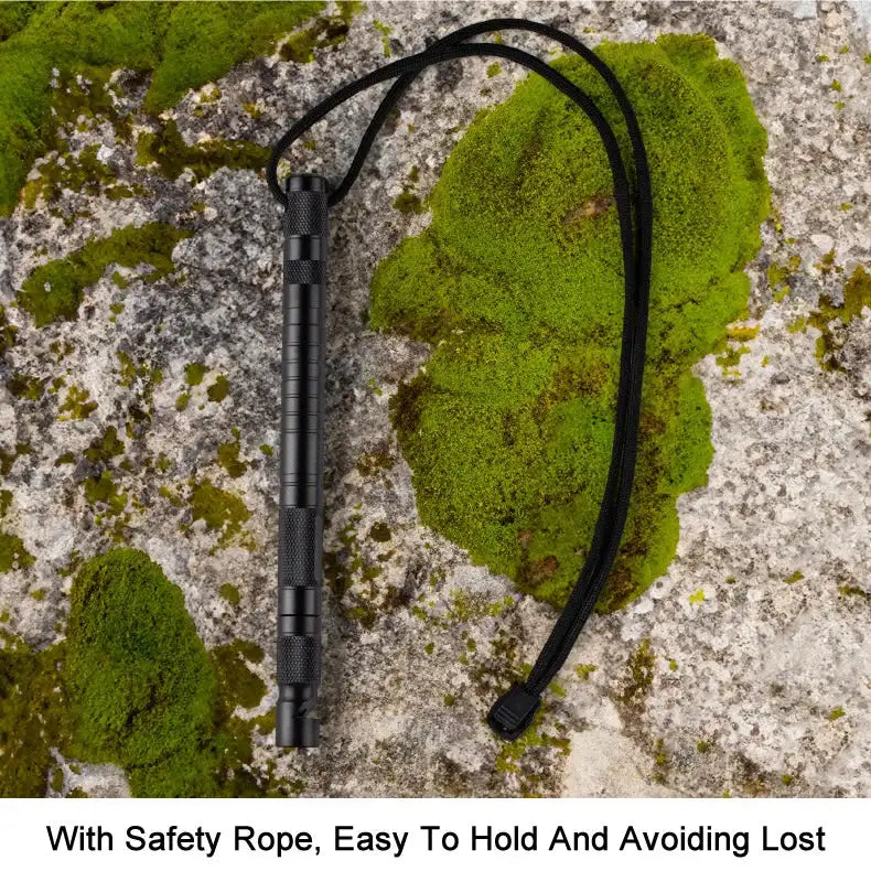 10-IN-1 Multi Function Portable Self Defense Pen Outdoor Survival Tool Fishing Whistle/Compass/Wrench/Screwdriver/Window Breaker - Lootquake