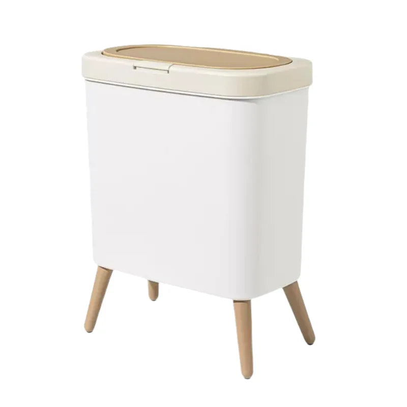 Kitchen Bathroom Living Room Office Bedroom Household Trash Can Small Medium Large Size Waste Bin with Lid