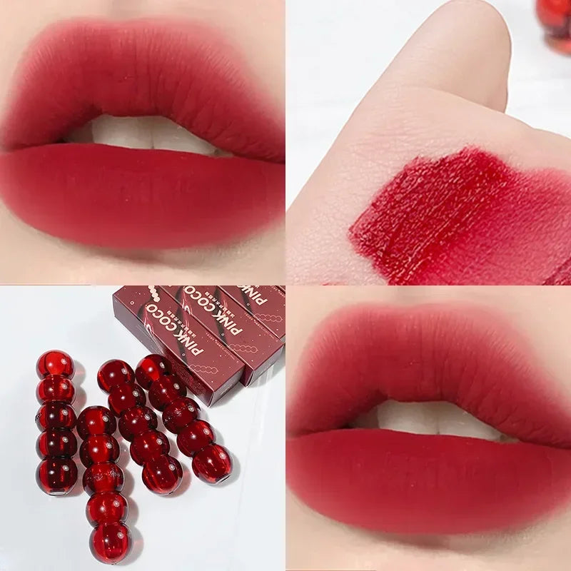 Waterproof Velvet Lipstick Easy To Wear Longstay Lip Stick Lasting Matte Nude Lip Glaze Non-stick Korea Makeup Lip Tint Cosmetic