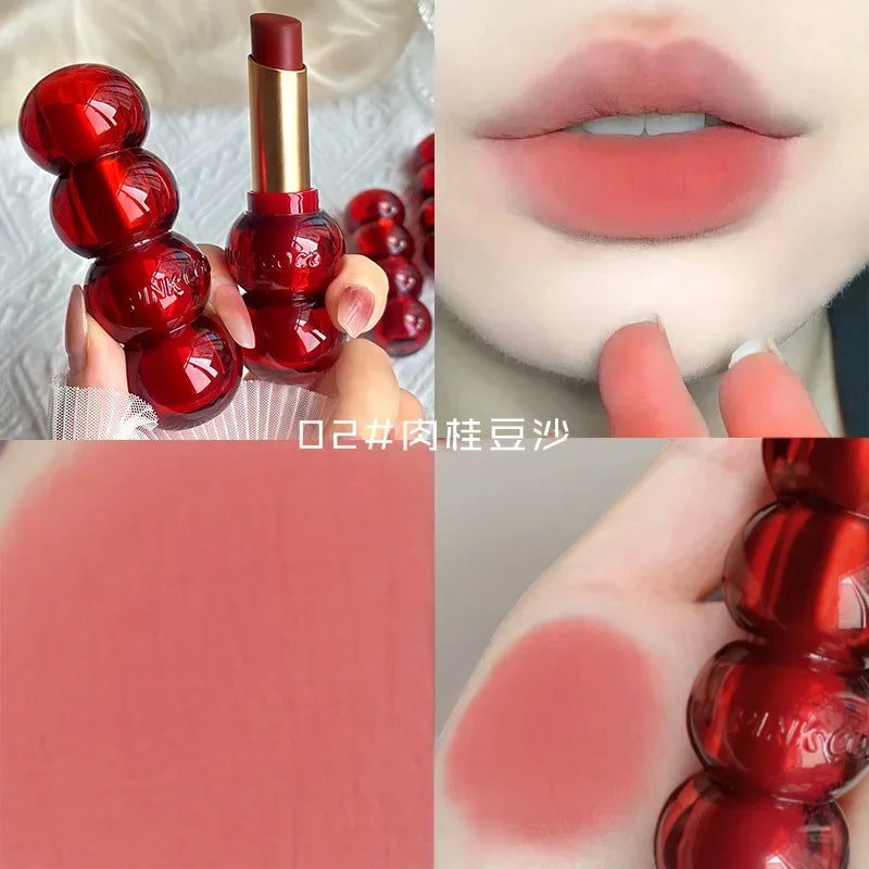 Waterproof Velvet Lipstick Easy To Wear Longstay Lip Stick Lasting Matte Nude Lip Glaze Non-stick Korea Makeup Lip Tint Cosmetic