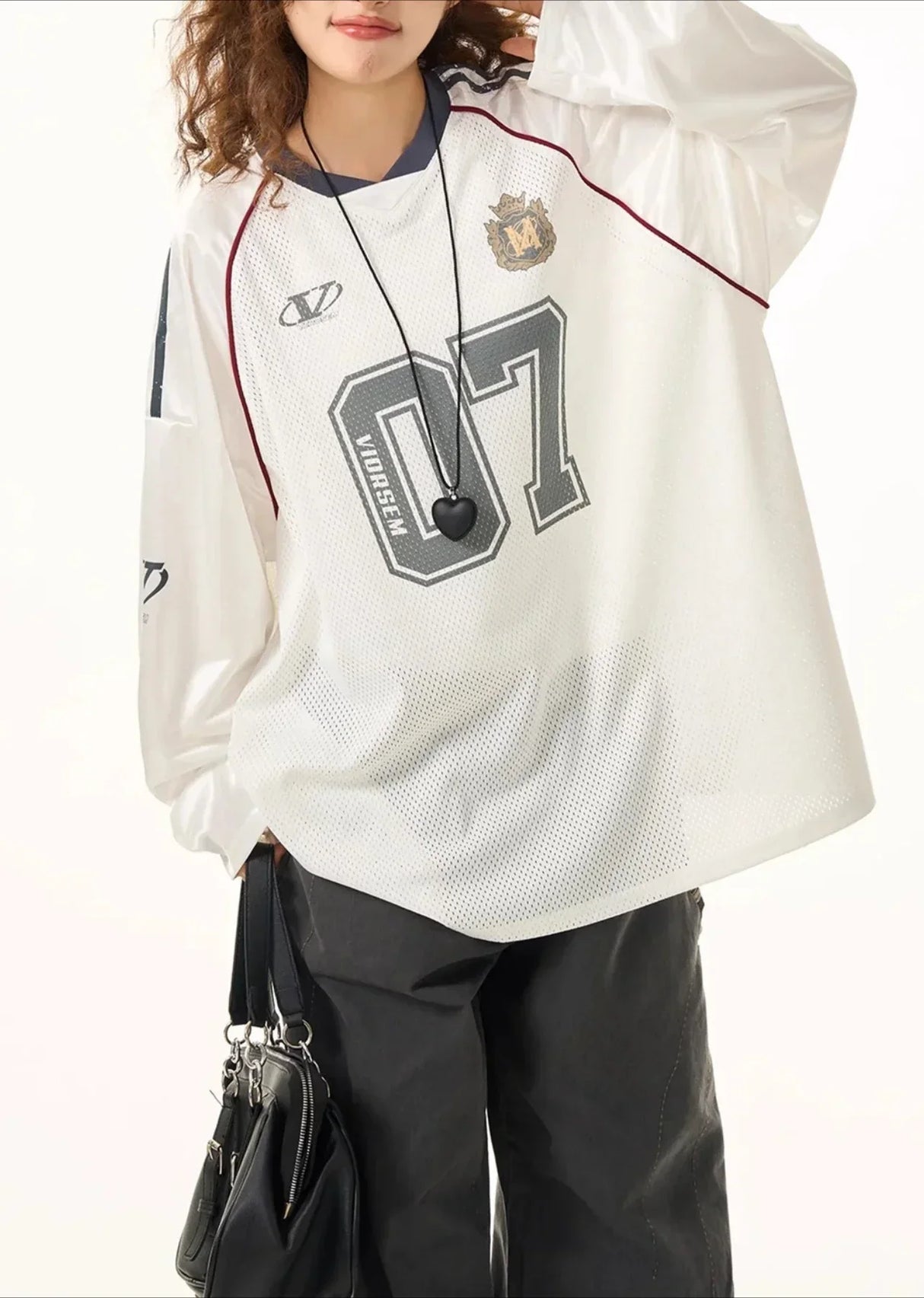 New Y2k Long Sleeve T Shirt Men and Women Harajuku Retro Letter Print Knitted Loose Sweatshirt Hip Hop Punk Long Sleeve Clothes - Lootquake