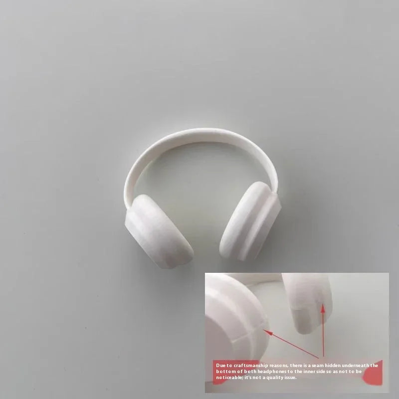 Casque Labubu mignon pour Labubu I II Mini peluche poupée casque décoration mode bricolage poupée accessoires cadeau