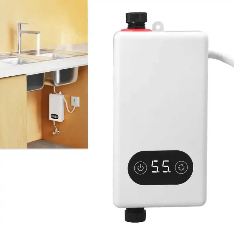 Chauffe-eau électrique instantané 220 V 4 500 W, fonction mémoire, conversion de fréquence, température constante