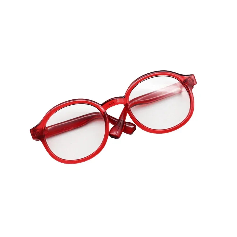 Lunettes en plastique transparentes Labubu de 6,5 cm pour poupées BJD 1/8, 1/6, 1/3 et 1/4, pour Labubu MSD SD Plush et EXO Doll