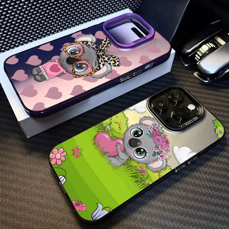 Funda para teléfono con diseño de koala bebé