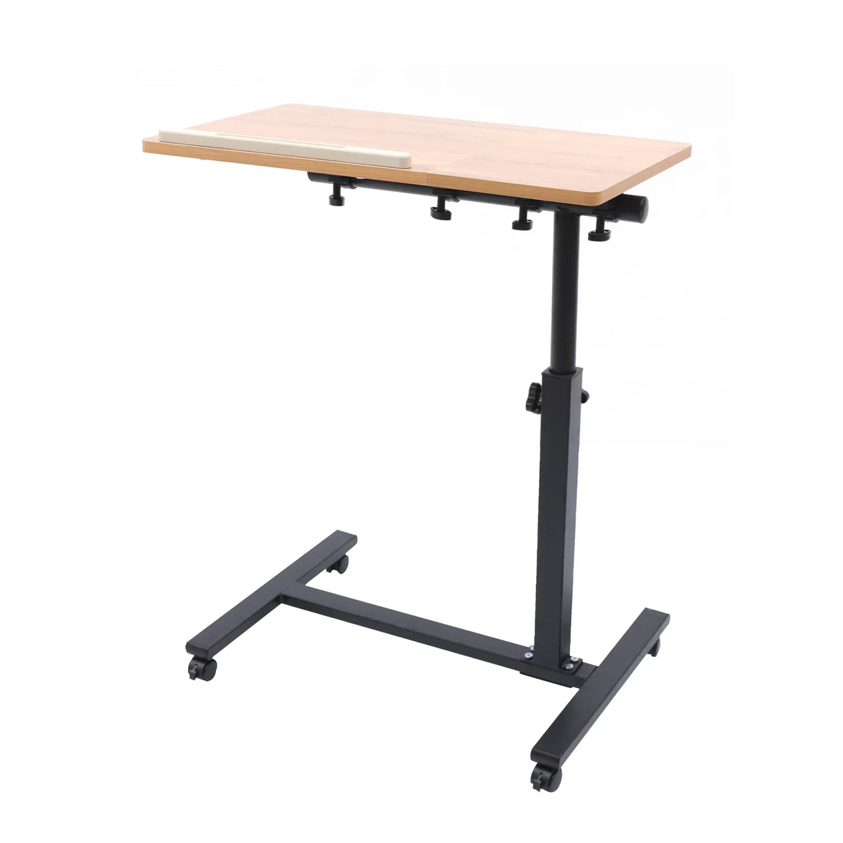 Adjustable Height Laptop Desk Rolling Cart Table Stand Movable Computer Table Sofa Side Tables