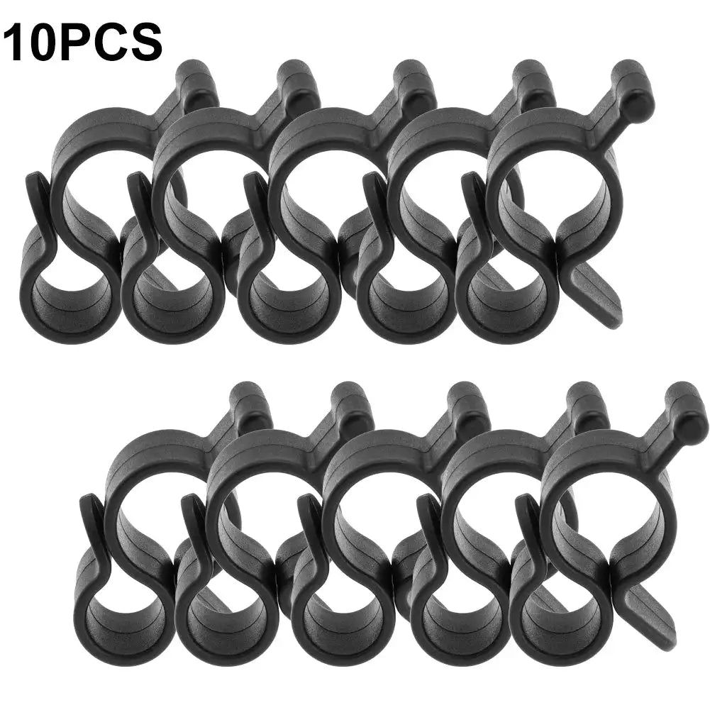 10 Pcs Camping Awning Hooks Clips RV Tent Hangers Light Hanger For Caravan Camper Multi Use RV Traveling Tent Clip Light Hanger - Lootquake