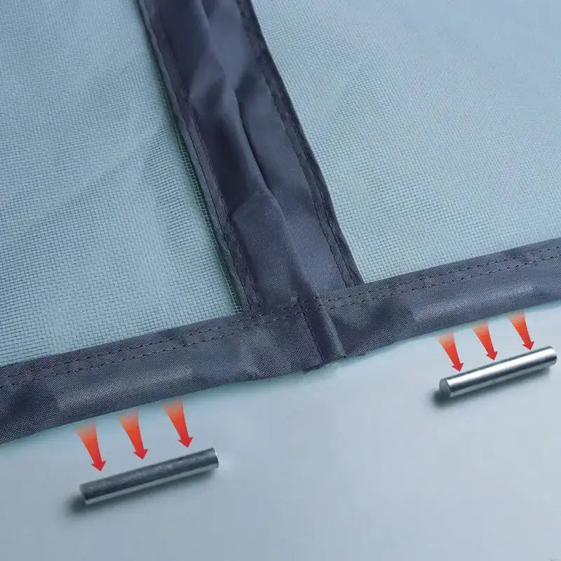 Large Size Magnetic Garage Door Curtain Custom Size Mosquito Net Anti Fly Insect Screen Used in Pavilions Balconies Outdoor Tent - Lootquake