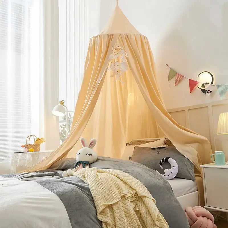 Kids Mosquito Net Baby Crib Curtain Hanging Tent Bed Decor Girl Princess Hanging Bed Canopy Living Corner Play Reading NookDecor - Lootquake