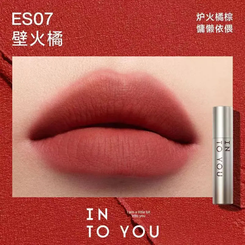 Rouge à lèvres mat INTOYOU, argile à lèvres longue tenue, brillant à lèvres velours waterproof, non fondant, non collant, maquillage expresso pour les lèvres
