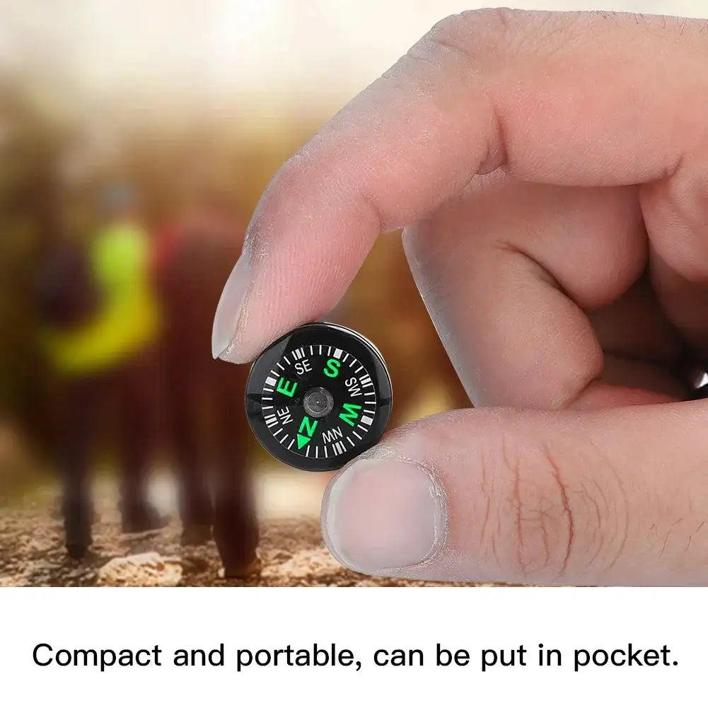 5PCS Portable Mini Compass for Camping Hiking Navigation Tools Outdoor Sports Mountaineering Survival Handheld Tactical Compass - Lootquake