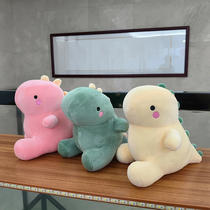 Cute Green Dragon Plush Toy, Stuffed Animal Dinosaur Doll, Christmas Halloween Thanksgiving Day Easter New Year Gift - Lootquake