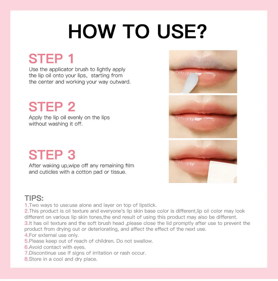 Elf Lip Oil Transparent Ice Velvet Lip Glaze Matte Matte Pigment Lipstick Lip Gloss Student Affordable Makeup 7Colors Lip Oil