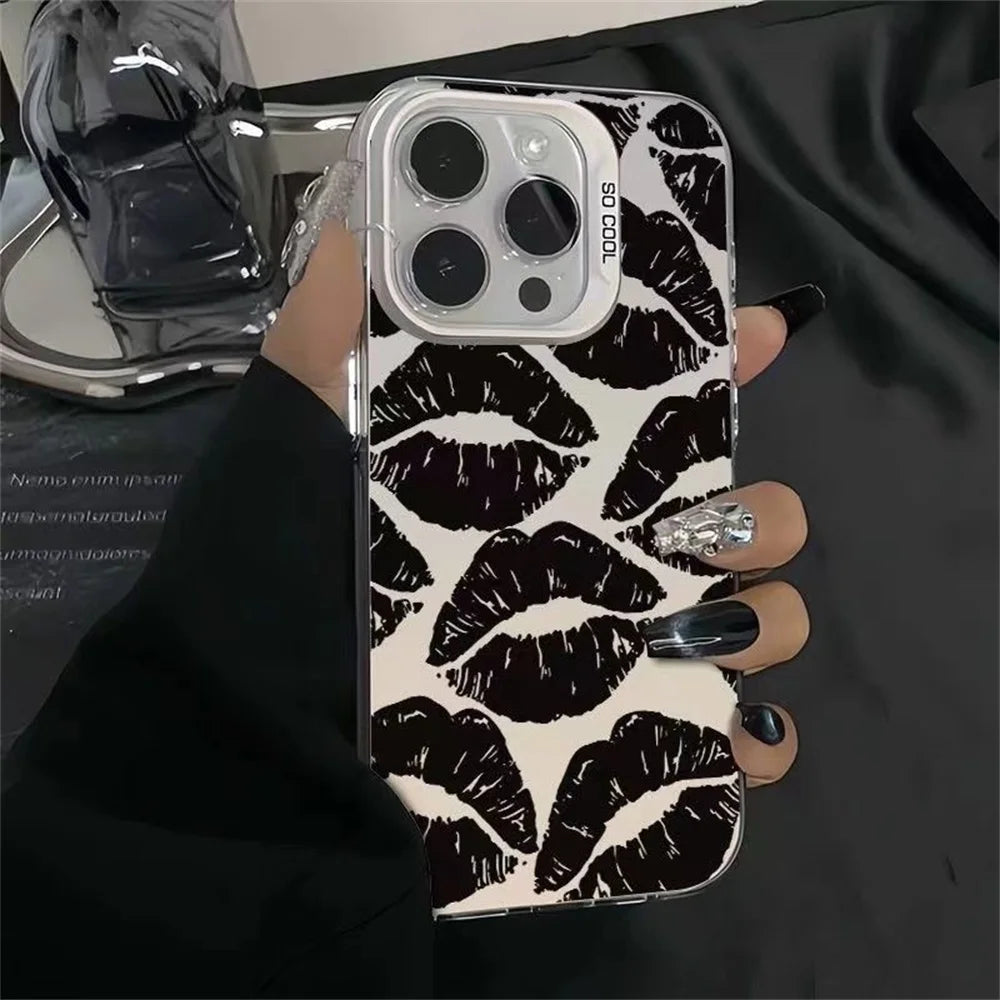 Funda para teléfono con estampado de leopardo
