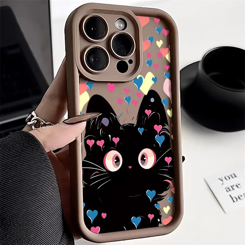 Cute Cartoon Cat Phone Case