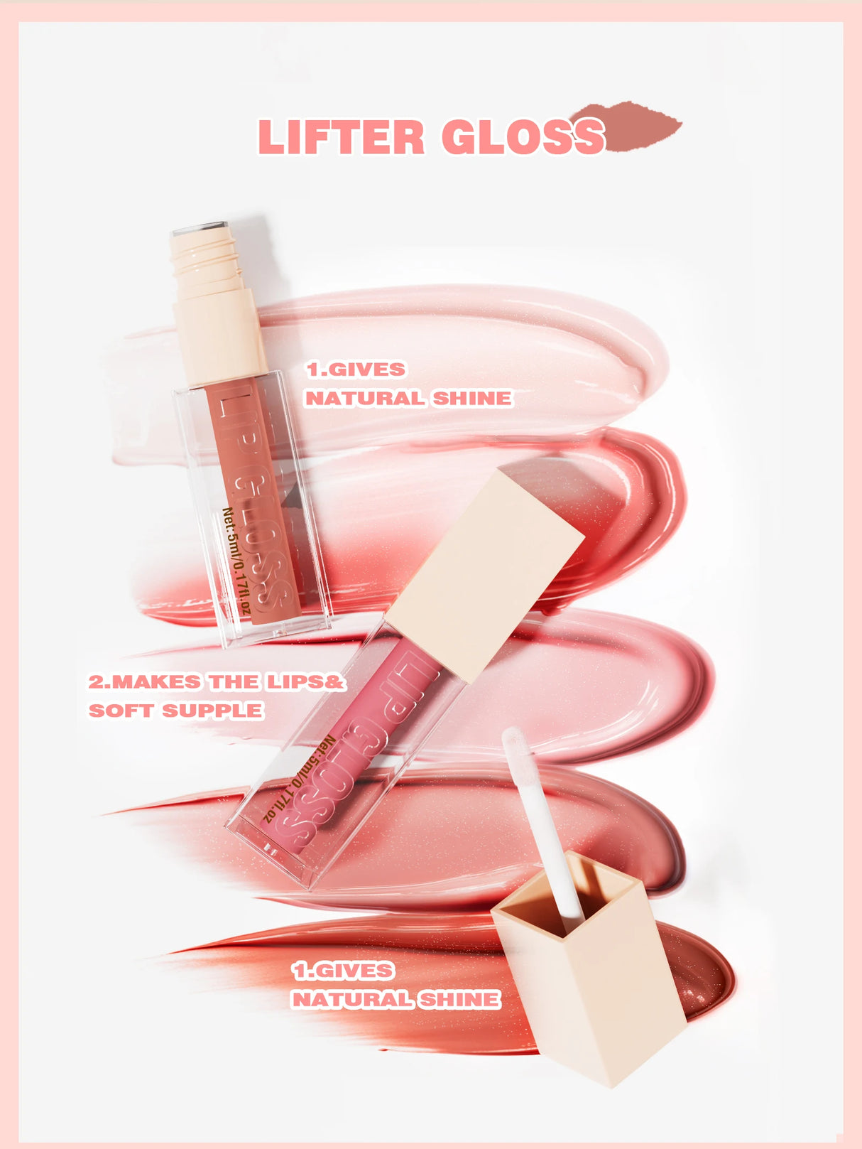 8 Color Non-stick cup Velvet Satin Gloss Lip glaze Mist Liquid matte lipstick Waterproof long-lasting color liquid