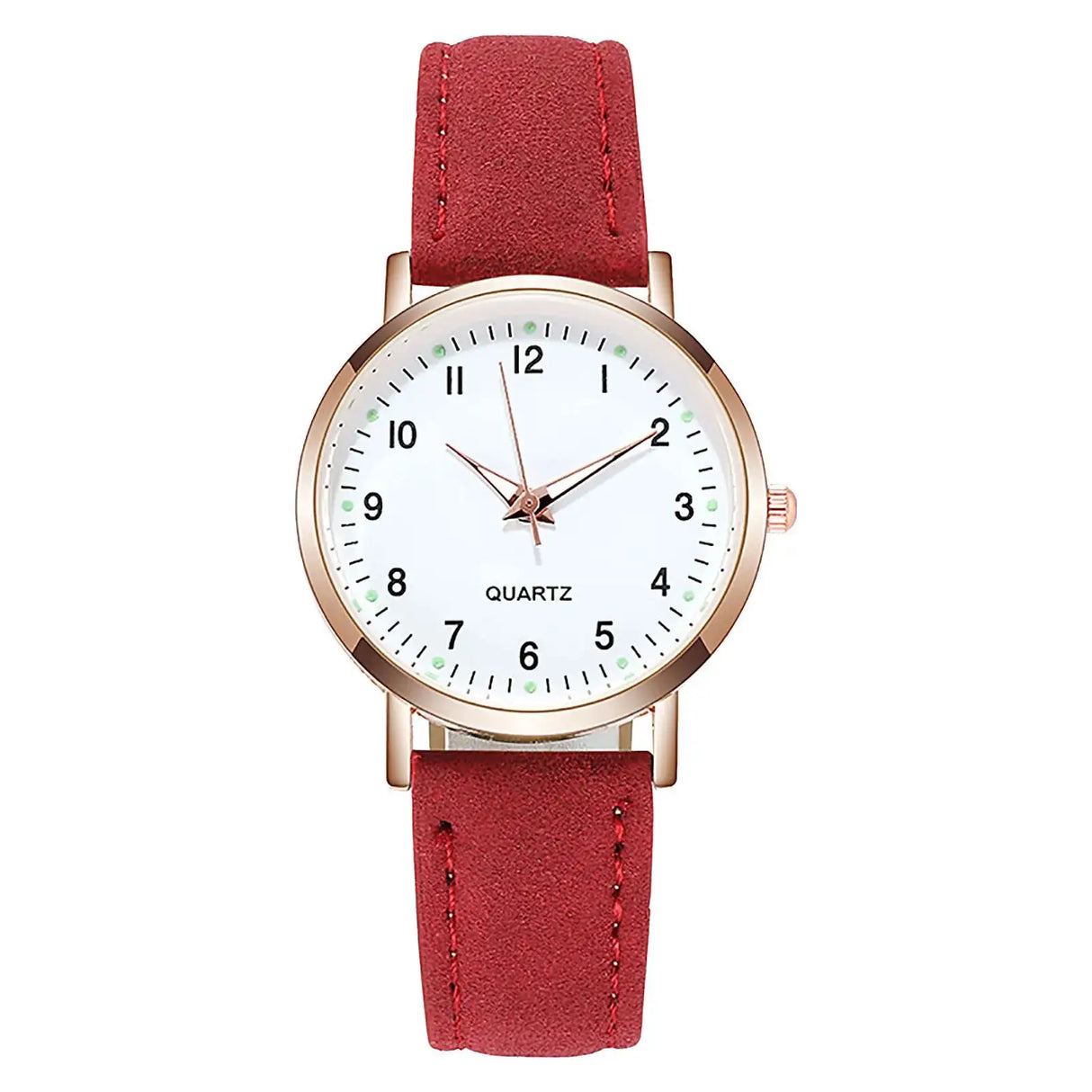 Reloj Mujer Fashion Watch For Women Leather Belt Watches Ladies Luxury Analog Quartz Luminous Wristwatch Clock Relogio Feminino - Lootquake