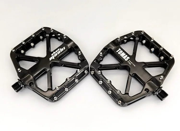 2025 New Bike Pedals MTB Mountain Road Flat Non-slip CNC 3 Sealed Bearings Green Bicycle Pedals Route Cycling Accessories