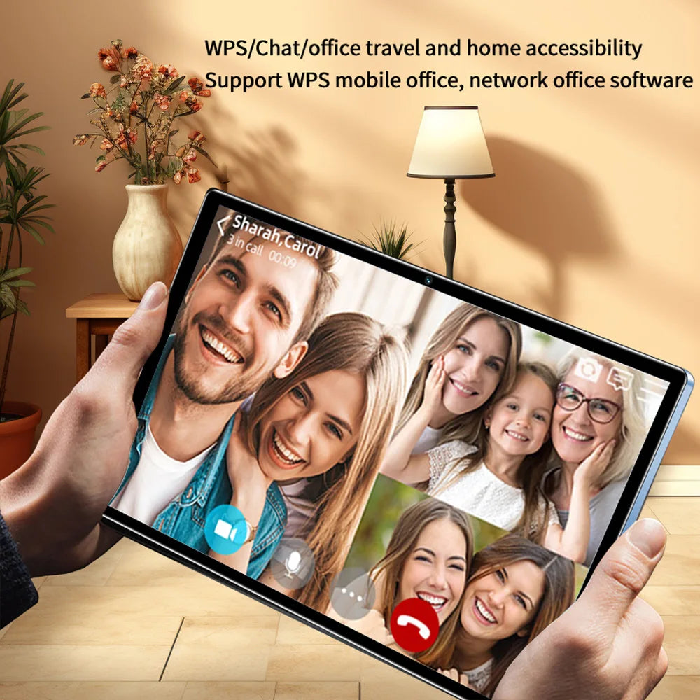 Global new Android 10.1-inch Tablet with Octa cores, 4GB 64GB ROM, Dual cameras, Dual SIM cards, 3G Tablet, Android 11