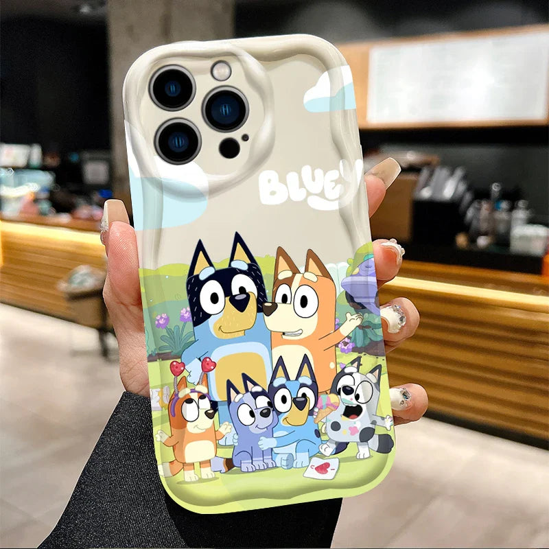Cartoon Dog Soft White Phone Case For iPhone