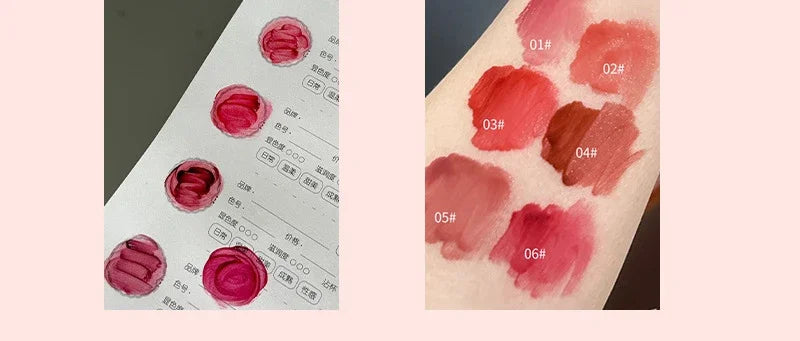 HERORANGE Brillo de labios ligero, brillo de labios, no se pega fácilmente, duradero, lápiz labial hidratante de agua, maquillaje líquido coreano