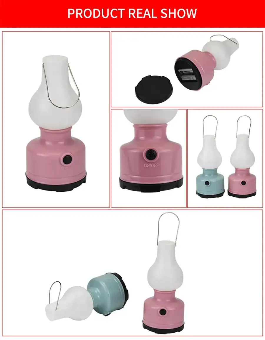 Portable Camping Lights Waterproof Outdoor Camp Lamp 2 Lighting Modes Tent Lamp for Hiking Climbing Yard - Lootquake