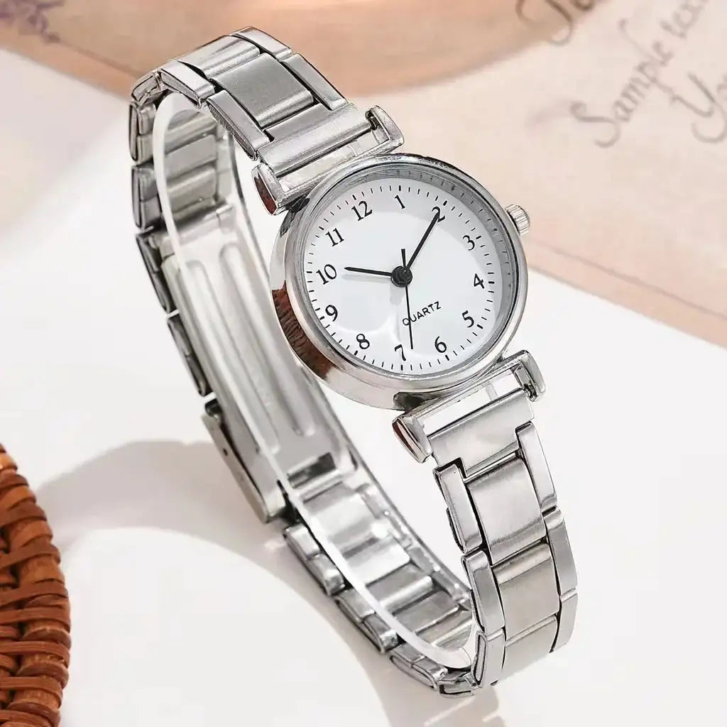Luxury Wrist Watches for Women Fashion Analog Quartz Watch Stainless Steel Strap Ladies Watch Casual Digital Bracele Watch - Lootquake