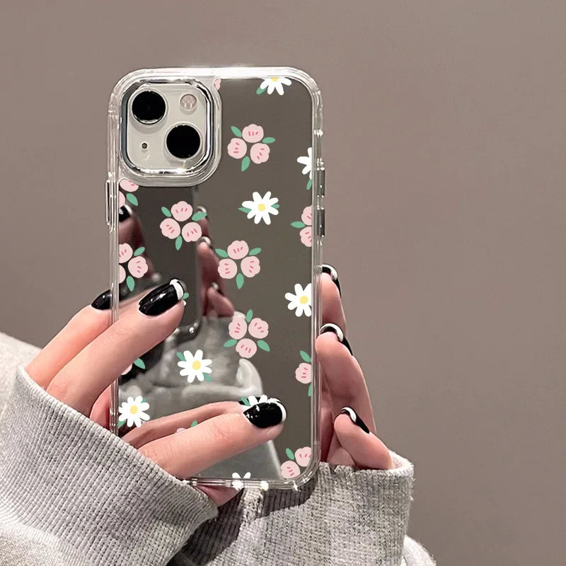Flower Mirror Phone Case