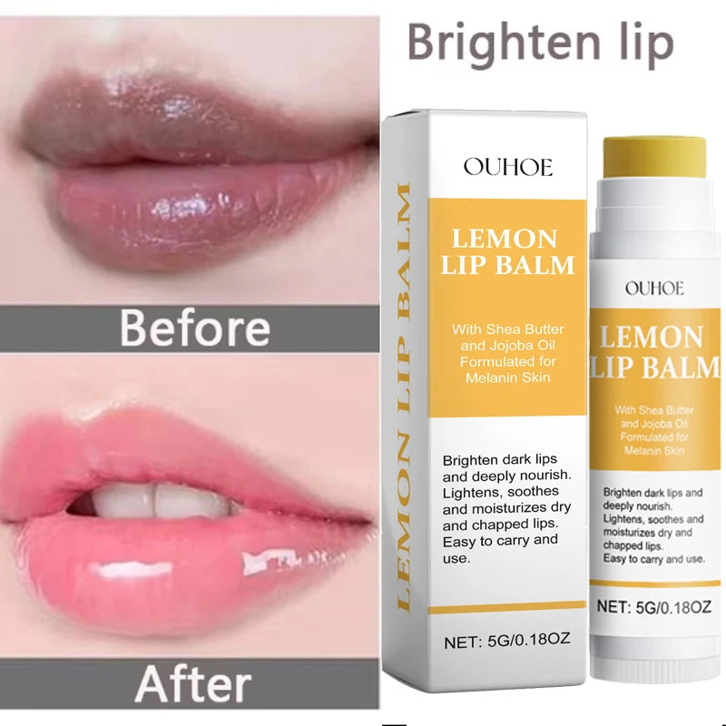 Bálsamo labial con vitamina C para eliminar las ojeras, aclarar la melanina, mascarilla labial, exfoliante, atenuar las líneas de expresión, piel muerta, hidratar, iluminar, reparar, cuidado labial.