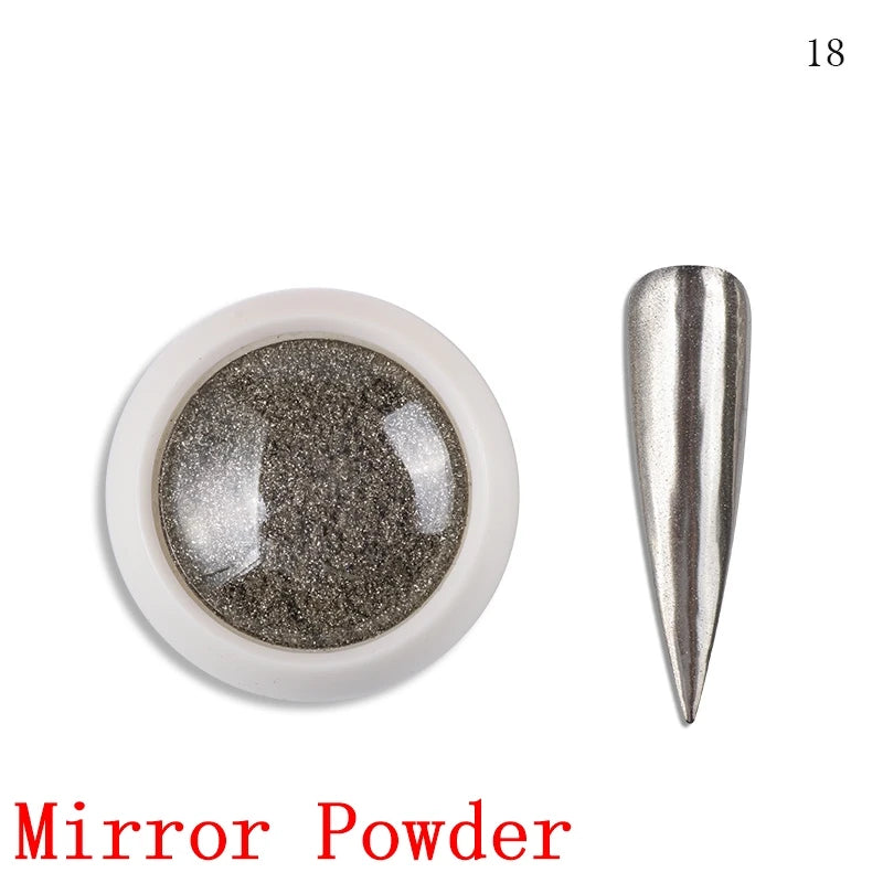 8ml Silver Mirror Metallic Nail Gels Polish UV Soak Off Paint Gel Polish Flower Drawing Gold Superbright Nails Lacquer UV Gel #*