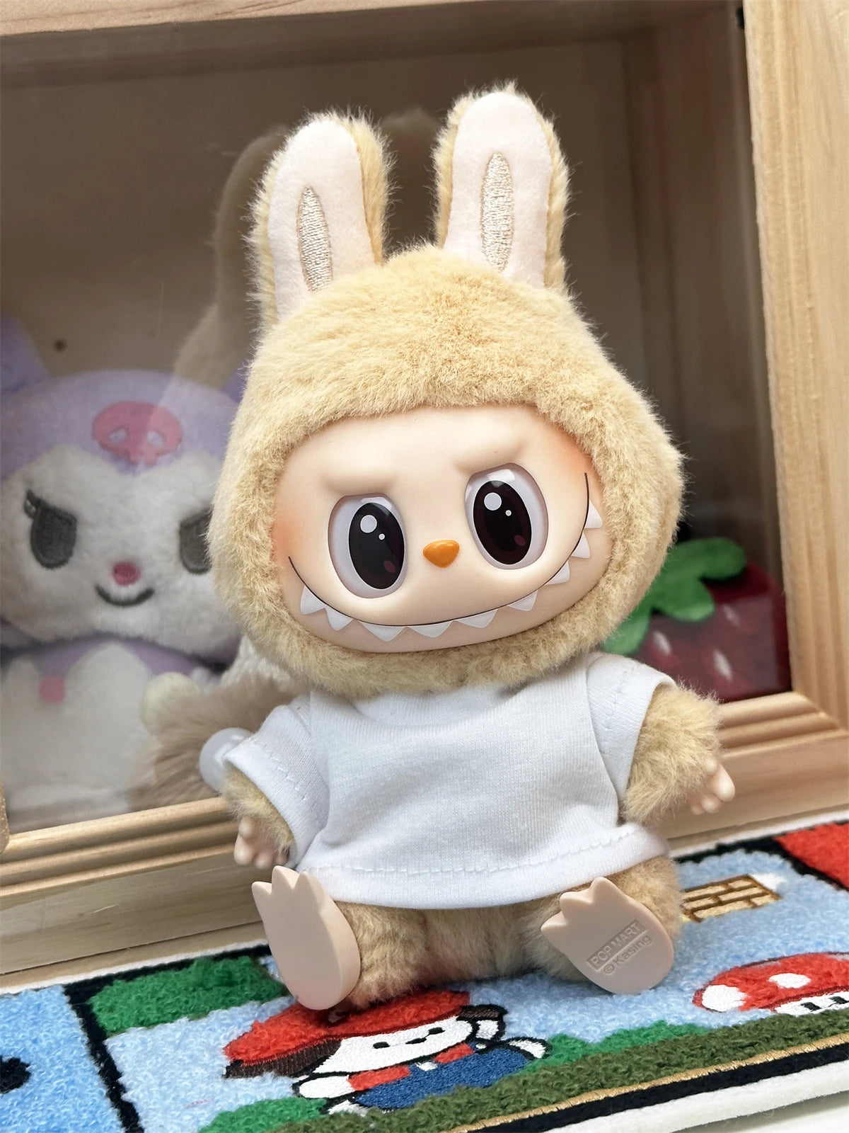 Labubu Clothing V1 V2 Labubu Baby Clothes Multi Color Versatile Short Sleeve Top Cute Cartoon Doll Clothes Children'S Gifts Toys