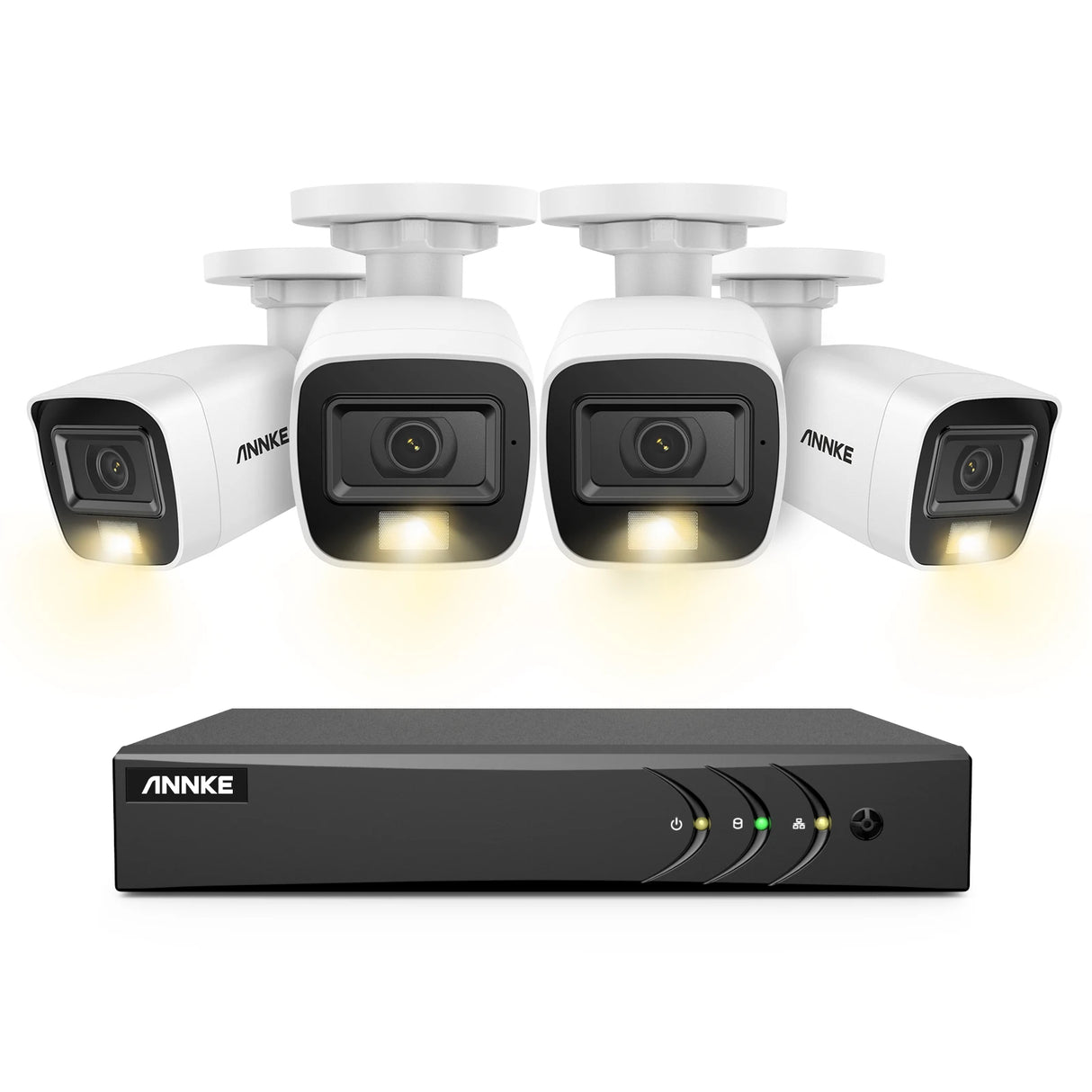 ANNK H.265+ 5MP Lite Ultra HD 8CH DVR Système de sécurité CCTV 8PCS Kit de surveillance vidéo extérieure 5MP EXIR Vision nocturne