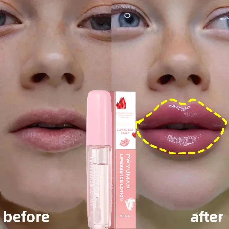 Bálsamo labial hidratante voluminizador, aceite labial original, brillo labial, cuidado de los labios, beneficio para los labios, aceite exfoliante rosa voluminizador.