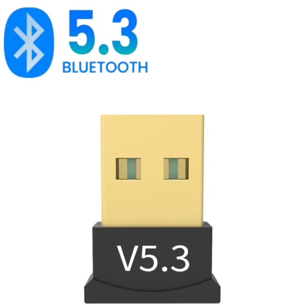 Adaptateur USB Bluetooth 5.3, dongle sans fil Bluetooth 5.1 pour PC, ordinateur portable, haut-parleur sans fil, récepteur audio, émetteur USB