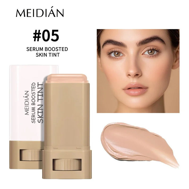 Stick Foundation Balm Brighten Skin Tint Foundation Stick Smooth Plumper Hight Coverage Travel Bronze Foundation Stick Makeup