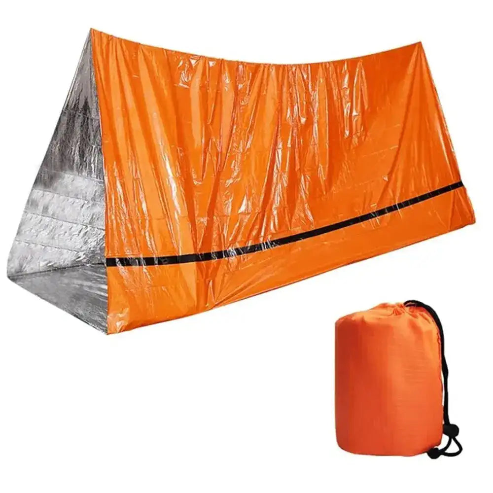 Emergency Sleeping Bag Ultra Waterproof Mylar Thermal Blankets Lightweight Survival Sleeping Bag Keep Warm for Camping Hiking - Lootquake