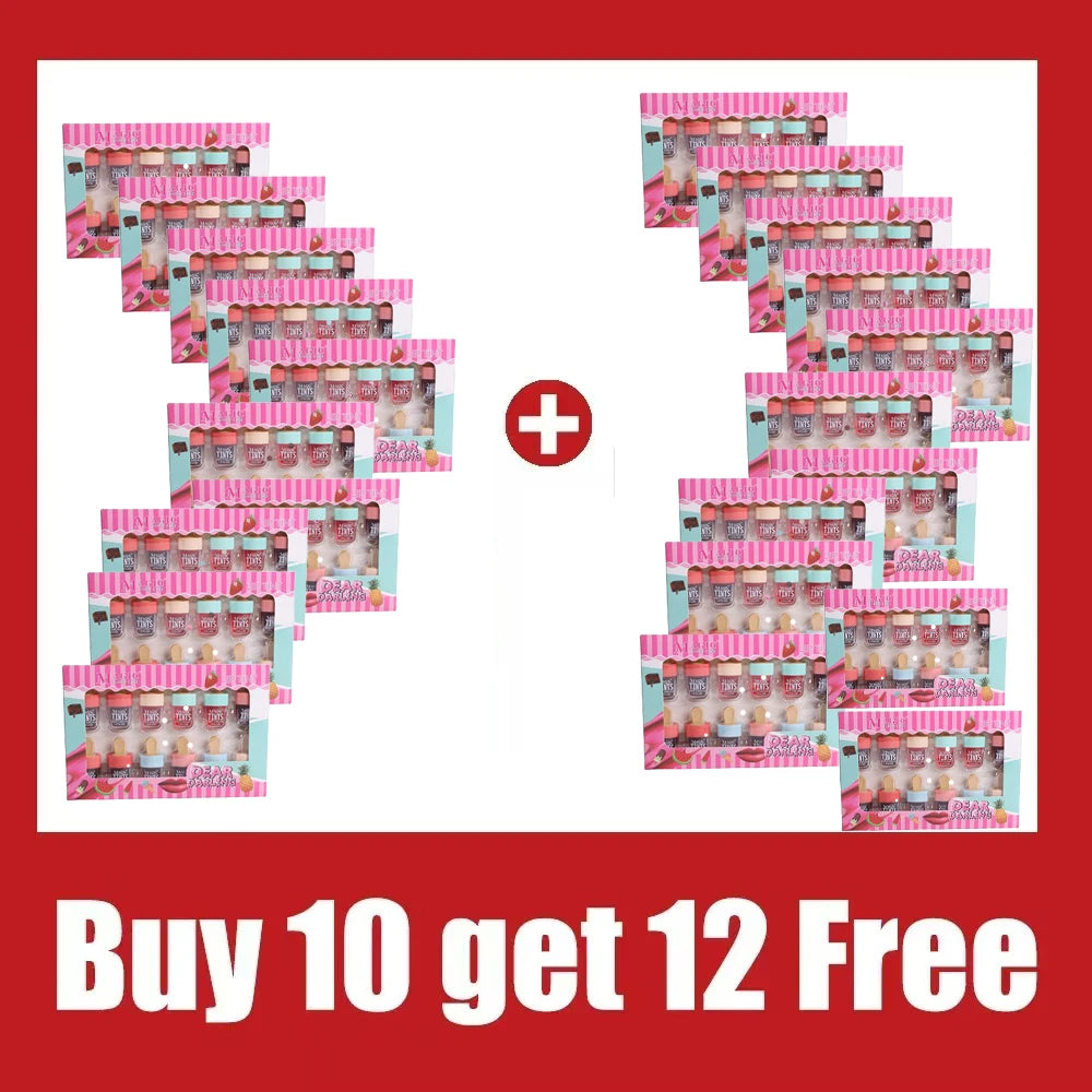 Brillant à lèvres liquide à la crème glacée, ensemble de rouges à lèvres liquide à la crème glacée, lèvres colorées, développement de couleur longue durée, hydratant