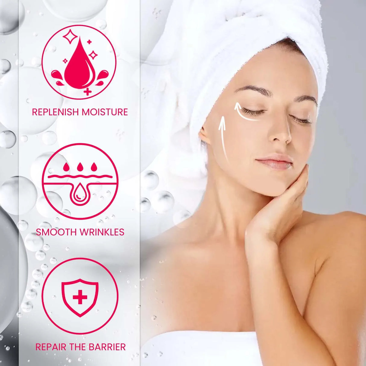 Collagen Anti Aging Serum Lift Firming Fade Fine Lines Remove Dark Spots Freckle Whitening Moisturizing Skin Restoration Essence