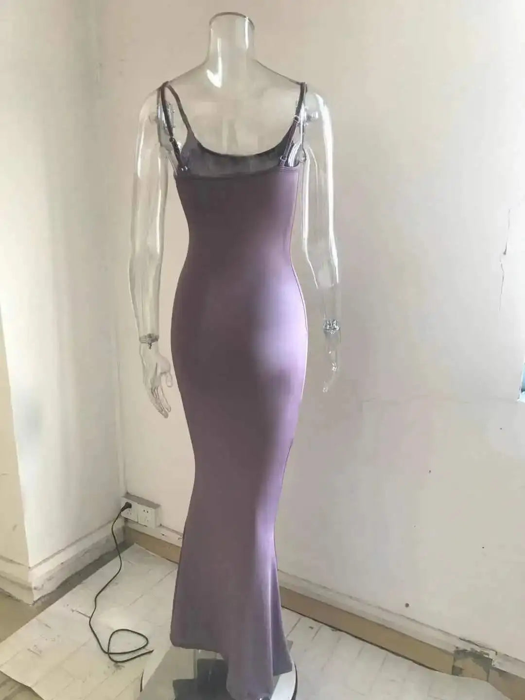 Dresses For Women 2023 Sexy Spaghetti Strap Black Long Dress Evening Y2k Sleeveless Solid Skinny Bodycon Maxi Vestidos - Lootquake