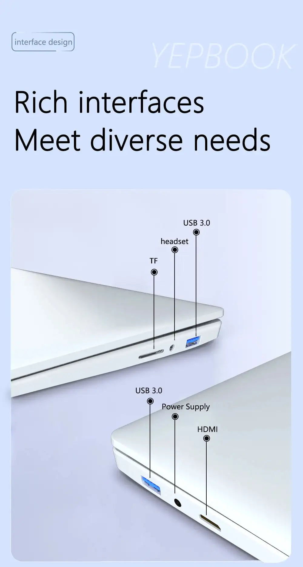 15.6 inch Business Laptop Intel N95 16GB RAM 1024GB SSD Cheap Portable Laptop With Fingerprint Bluetooth Camera for PS Office - Lootquake