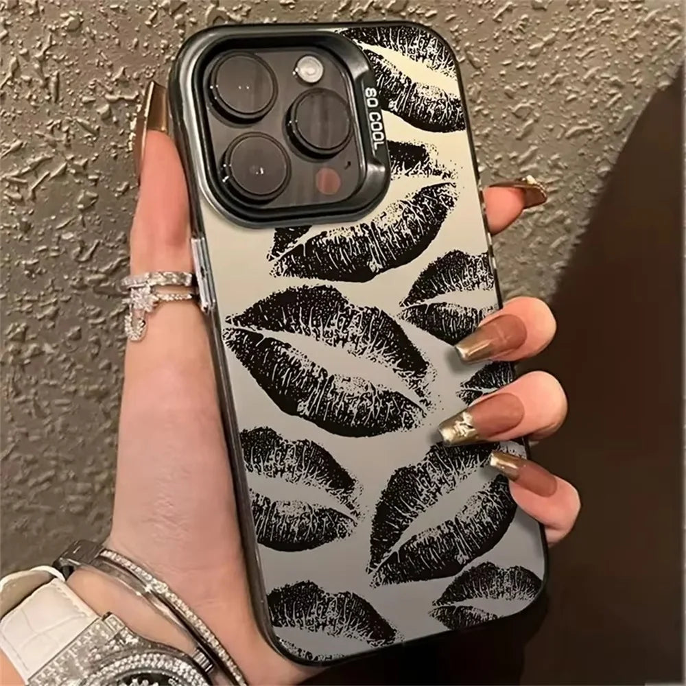 Funda para teléfono con estampado de leopardo