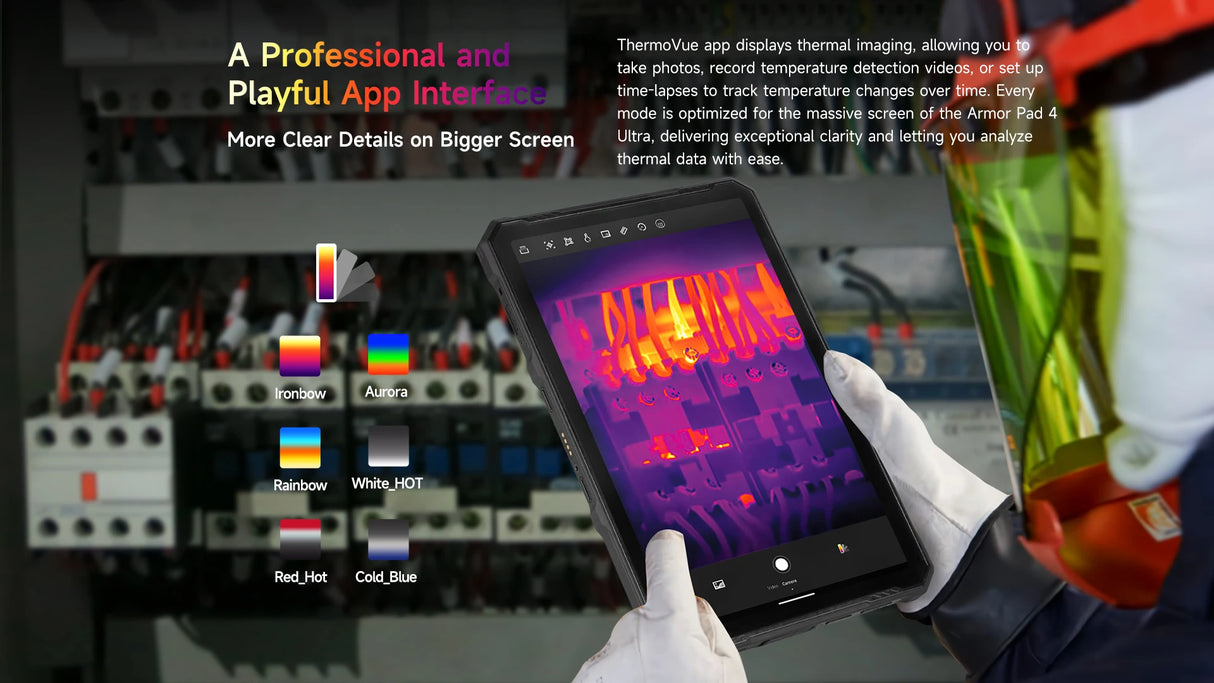 Tablette robuste Ulefone Armor Pad 4 Ultra 5G, écran 10,36 pouces, 2K, jusqu'à 16 Go de RAM, 256 Go de ROM, Android 14, 11 800 mAh