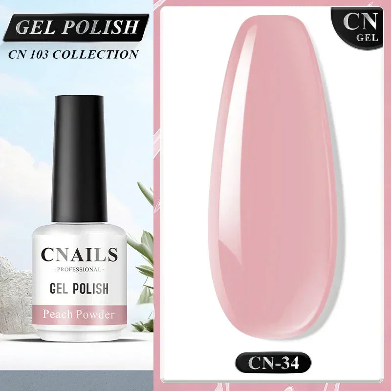 Esmalte de uñas CNails sin necesidad de limpiar, capa superior de gel transparente, capa base de gel, barniz de secado rápido, capa superior UV/LED, accesorios para decoración de uñas, esmalte de uñas mate