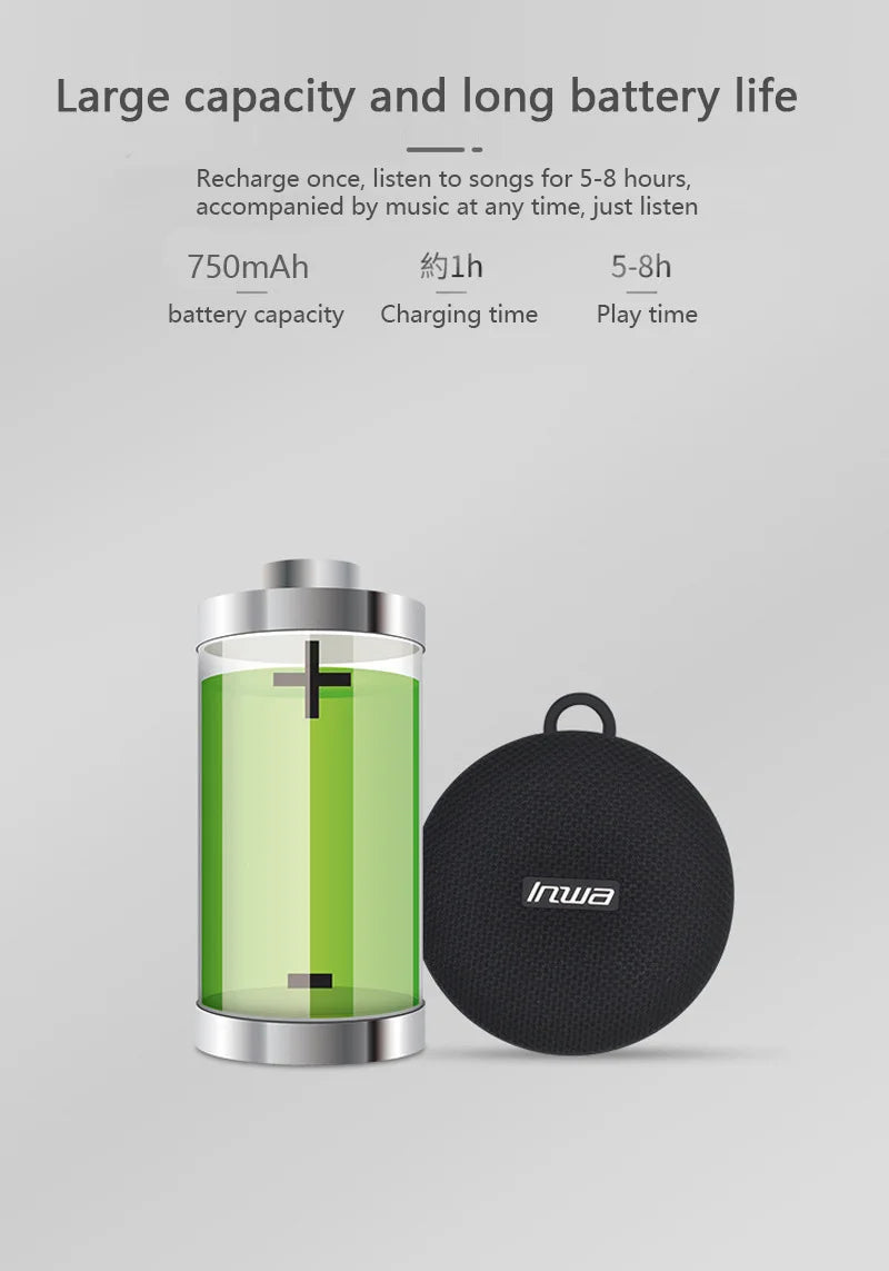 Caja de sonido inalámbrica portátil con Bluetooth para bicicleta con soporte para altavoz de manillar, subwoofer impermeable para scooter al aire libre