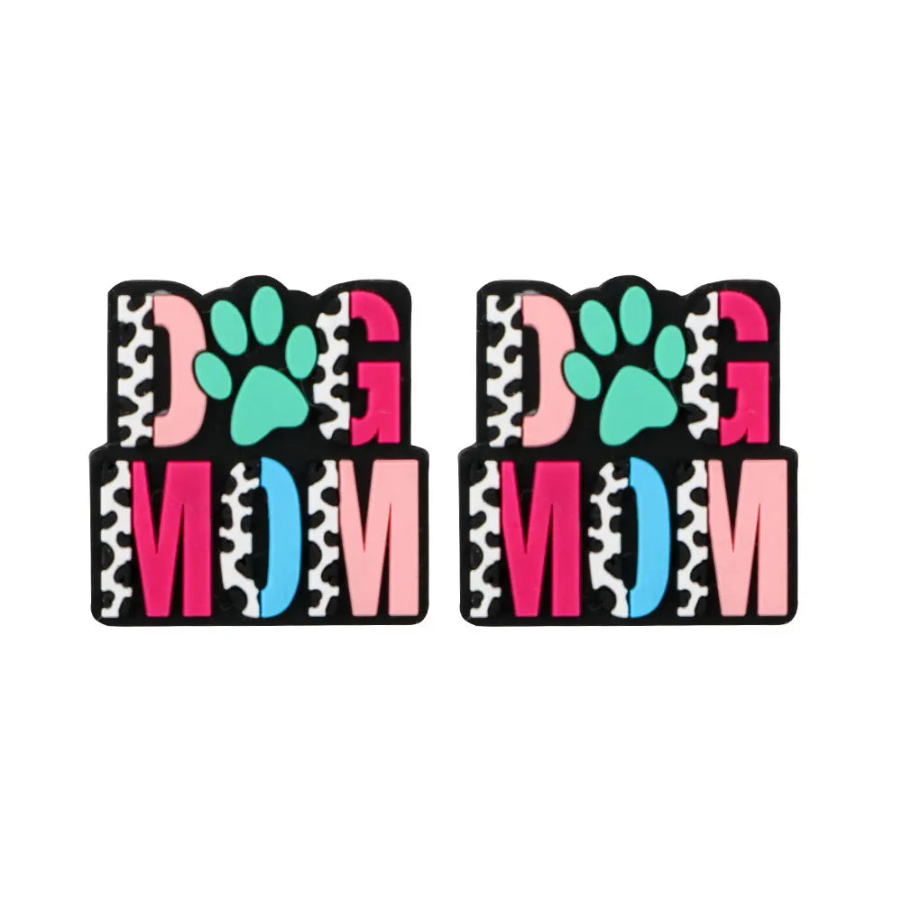 Kovict 5/10Pcs New Focal Silicone Beads Easter Series Bead For Jewelry Making DIY KeyChain Bracelet Necklace Pen Accessories