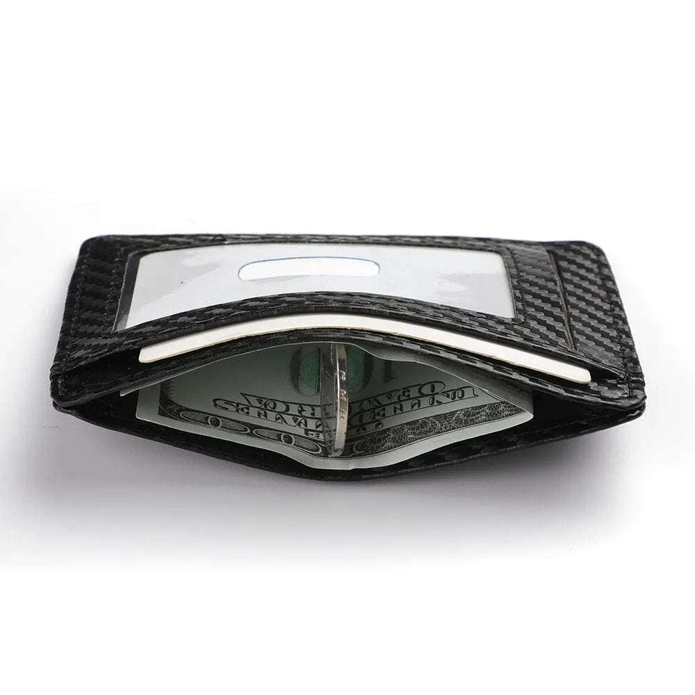 Ultra-thin PU Leather Wallet Credit Card ID Card Holder Male Business ID Card Case for Male And Female Card Holders