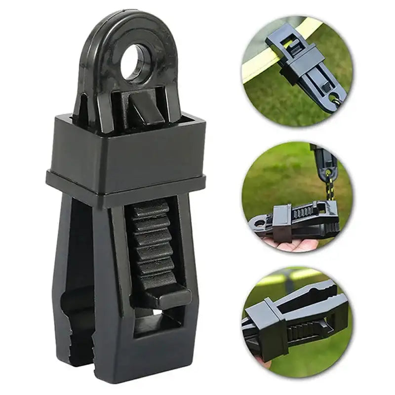 Adjustable Heavy Duty Lock Grip for Tarp Shade Cloth Reusable Clamp for Curtains Windproof Camping Tent Clip Hook Tarpaulin Clip - Lootquake