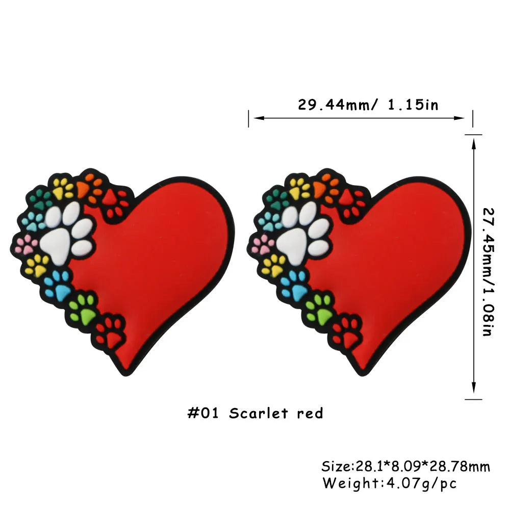 Kovict 5/10Pcs New Focal Silicone Beads Easter Series Bead For Jewelry Making DIY KeyChain Bracelet Necklace Pen Accessories