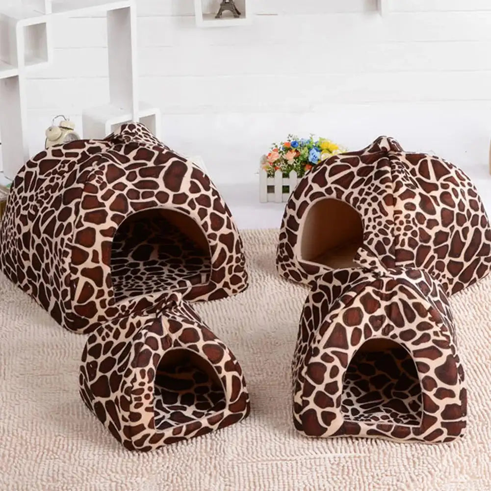 Kennel Doggy Fashion Cushion Basket Soft Strawberry Pet Dog Cat House Pet Tent Dog House Small Dogs Kitten Bed Cat House - Lootquake