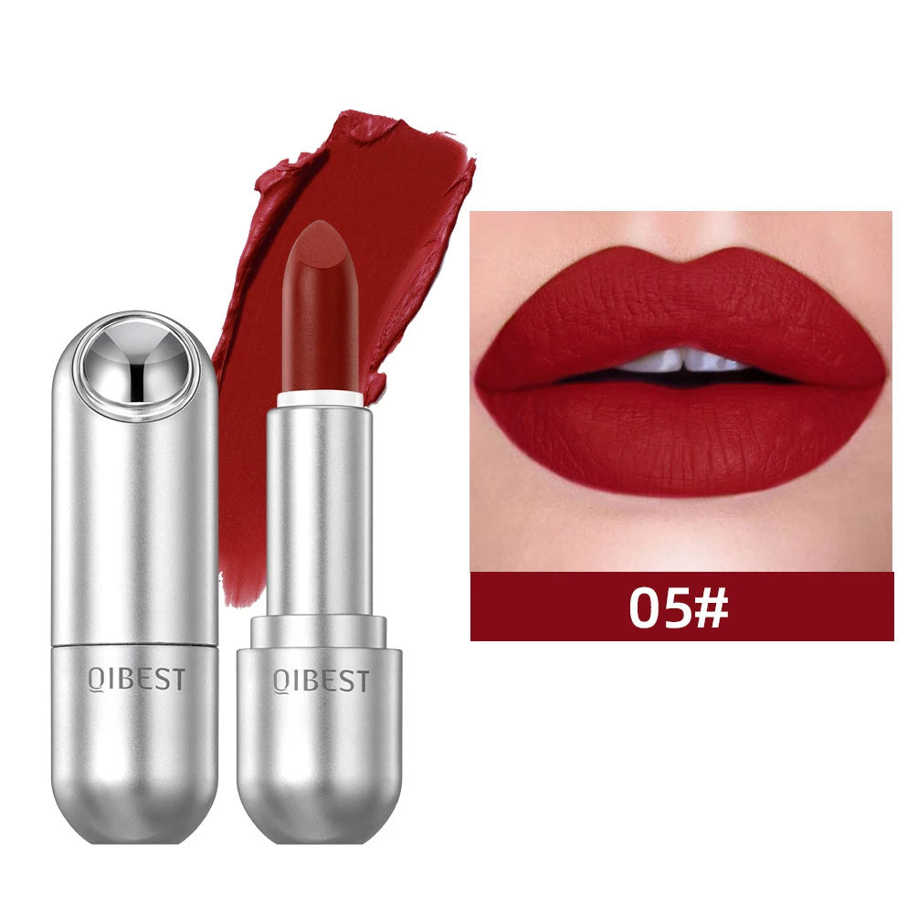 High Quality Professional Lipsticks Nude Matte Lipstick Long Lasting Moisturizing Makeup Sexy Red Lipgloss Tint Lips Cosmetics